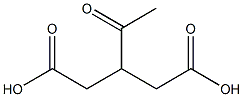 3-Acetylpentanedioic acid 结构式