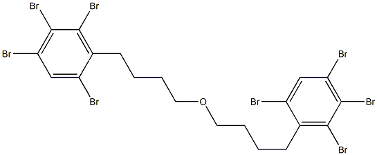 2,4,5,6-Tetrabromophenylbutyl ether 结构式