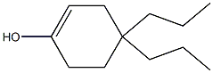 4,4-Dipropyl-1-cyclohexen-1-ol 结构式