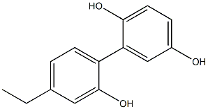 4'-Ethyl-1,1'-biphenyl-2,2',5-triol 结构式