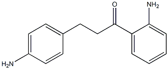1-(2-Aminophenyl)-3-(4-aminophenyl)-1-propanone 结构式