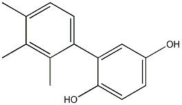 2-(2,3,4-Trimethylphenyl)benzene-1,4-diol 结构式