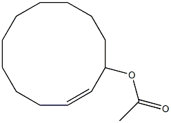 2-Cyclododecen-1-ol acetate 结构式