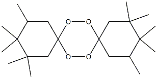 2,2,3,3,4,11,11,12,12,13-Decamethyl-7,8,15,16-tetraoxadispiro[5.2.5.2]hexadecane 结构式