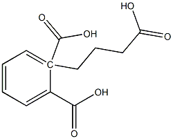 Phthalic acid 1-(3-carboxypropyl) ester 结构式