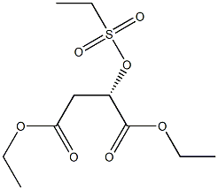 [S,(-)]-2-[(Ethylsulfonyl)oxy]succinic acid diethyl ester 结构式