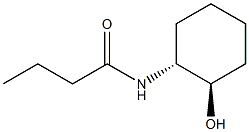 (1R,2R)-2-(Butyrylamino)cyclohexanol 结构式