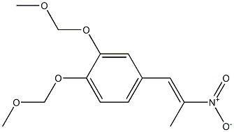 1,2-Bis(methoxymethoxy)-4-[(E)-2-nitro-1-propenyl]benzene 结构式