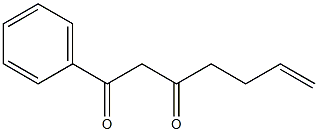 1-Phenyl 6-heptene-1,3-dione 结构式