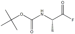 N-(tert-Butoxycarbonyl)-L-alanine fluoride 结构式