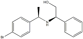 (2R)-2-[[(1R)-1-(4-Bromophenyl)ethyl]amino]-2-phenylethanol 结构式