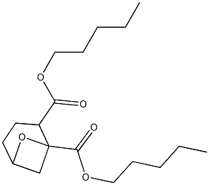 7-Oxabicyclo[3.1.1]heptane-1,2-dicarboxylic acid dipentyl ester 结构式