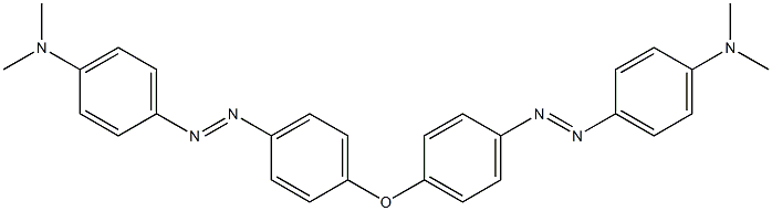 [4-(p-Dimethylaminophenylazo)phenyl] ether 结构式