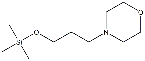 4-(3-Trimethylsilyloxypropyl)morpholine 结构式