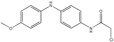 2-Chloro-4'-(4-methoxyanilino)acetoanilide 结构式