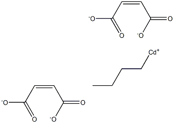 Bis(maleic acid 1-butyl)cadmium salt 结构式