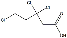 3,3,5-Trichlorovaleric acid 结构式