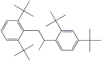 2-(2,4-Di-tert-butylphenyl)-1-(2,6-di-tert-butylphenyl)propane 结构式