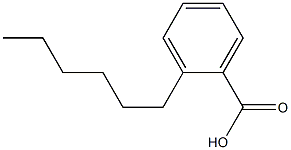 2-Hexylbenzoic acid 结构式