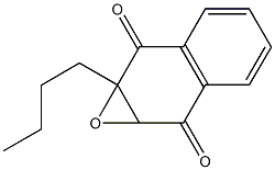 7a-Butyl-1a,7a-dihydronaphth[2,3-b]oxirene-2,7-dione 结构式