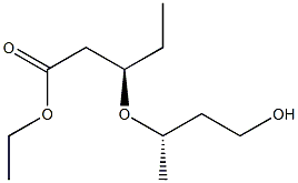 (R)-3-[(S)-1-Methyl-3-hydroxypropoxy]pentanoic acid ethyl ester 结构式