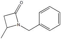 1-Benzyl-2-methylazetidine-4-one 结构式