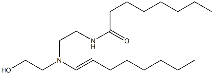 N-[2-[N-(2-Hydroxyethyl)-N-(1-octenyl)amino]ethyl]octanamide 结构式