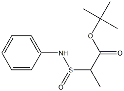 2-[(Phenyl)aminosulfinyl]propionic acid tert-butyl ester 结构式