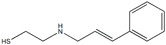 (E)-2-Cinnamylaminoethanethiol 结构式