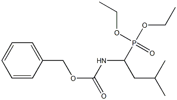 1-(Benzyloxycarbonyl)amino-3-methylbutylphosphonic acid diethyl ester 结构式