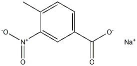 3-Nitro-p-toluic acid sodium salt 结构式