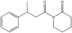 1-(3-Phenylbutyryl)piperidin-2-one 结构式