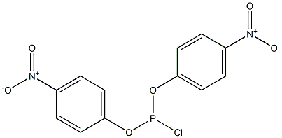 Chlorophosphonous acid bis(p-nitrophenyl) ester 结构式