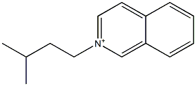 2-(3-Methylbutyl)isoquinolin-2-ium 结构式