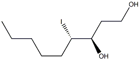 (3R,4S)-4-Iodononane-1,3-diol 结构式