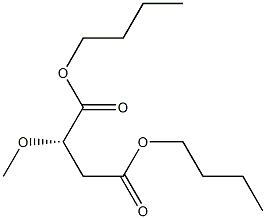 [S,(-)]-Methoxysuccinic acid dibutyl ester 结构式