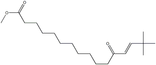 11-[(E)-4,4-Dimethyl-2-pentenoyl]undecanoic acid methyl ester 结构式