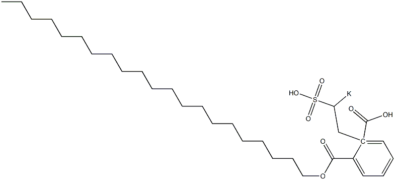 Phthalic acid 1-henicosyl 2-(2-potassiosulfoethyl) ester 结构式