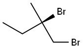 [R,(-)]-1,2-Dibromo-2-methylbutane 结构式