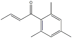 (E)-1-(2,4,6-Trimethylphenyl)-2-buten-1-one 结构式