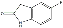 5-Fluoroindoline-2-one 结构式