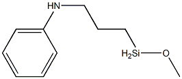 Methoxy[3-(phenylamino)propyl]silane 结构式