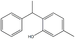 2-(1-Phenylethyl)-5-methylphenol 结构式