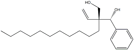 (1R,2R)-1-Phenyl-2-undecyl-2-vinyl-1,3-propanediol 结构式