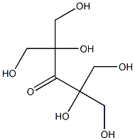 2,4-Bis(hydroxymethyl)-1,2,4,5-tetrahydroxy-3-pentanone 结构式