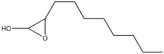 1,2-Epoxydecan-1-ol 结构式
