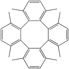 1,4,5,8,9,12,13,16-Octamethyltetraphenylene 结构式