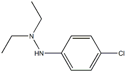 1-(4-Chlorophenyl)-2,2-diethylhydrazine 结构式