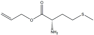 (2S)-2-Amino-4-(methylthio)butanoic acid 2-propenyl ester 结构式