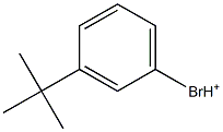 1-Bromo-3-tert-butylbenzenium 结构式
